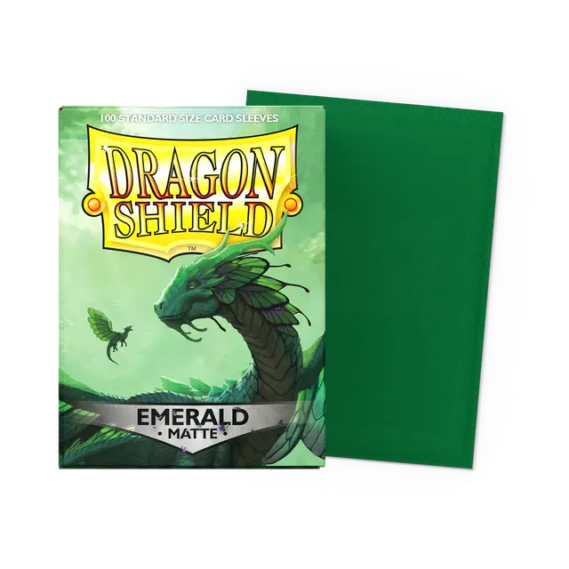 Protège-Cartes Dragon Shield - Matte Emerald (x100)