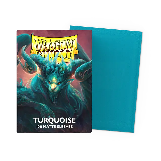 Protège-Cartes Dragon Shield - Matte Turquoise (x100)