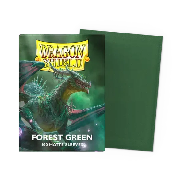 Protège-Cartes Dragon Shield - Matte Forest Green (x100)