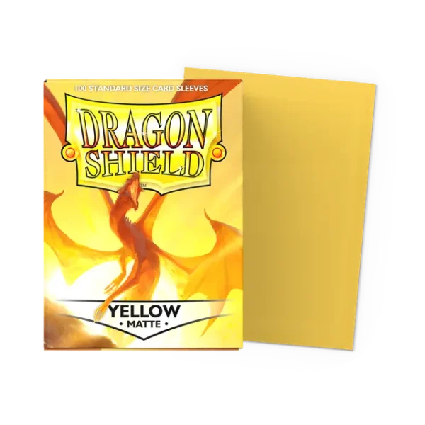 Protège-Cartes Dragon Shield - Matte Yellow (x100)