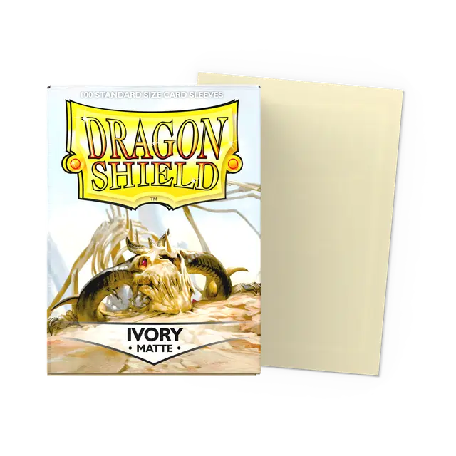 Protège-Cartes Dragon Shield - Matte Ivory (x100)