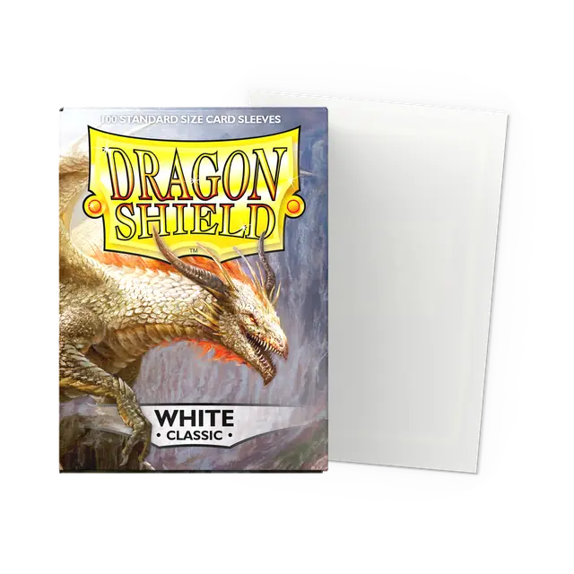 Protège-Cartes Dragon Shield - White Classic (x100)