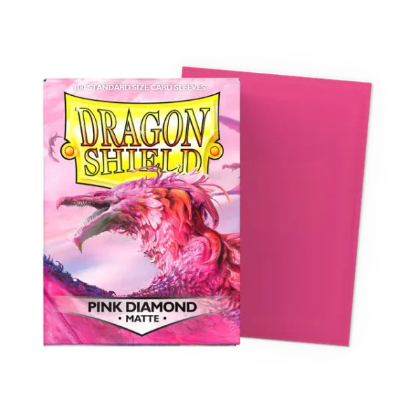 Protège-Cartes Dragon Shield - Matte Pink Diamond (x100)