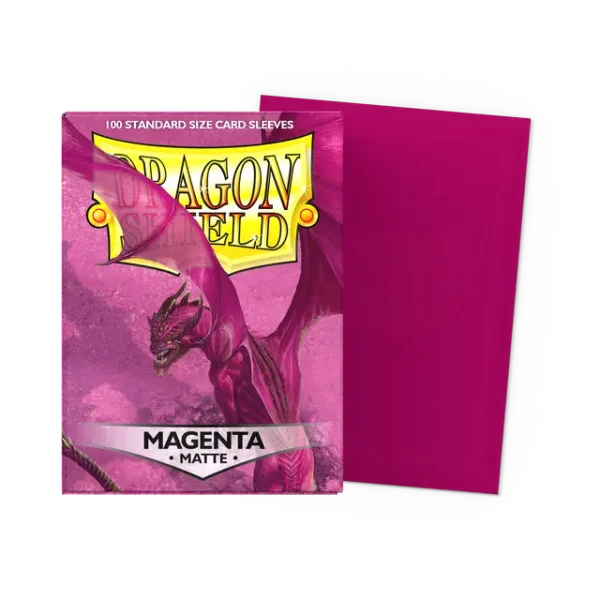 Protège-Cartes Dragon Shield - Matte Magenta (x100)