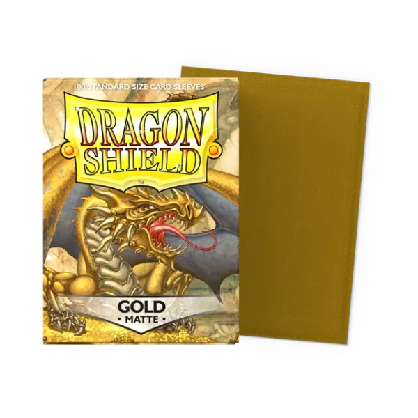 Protège-Cartes Dragon Shield - Matte Gold (x100)