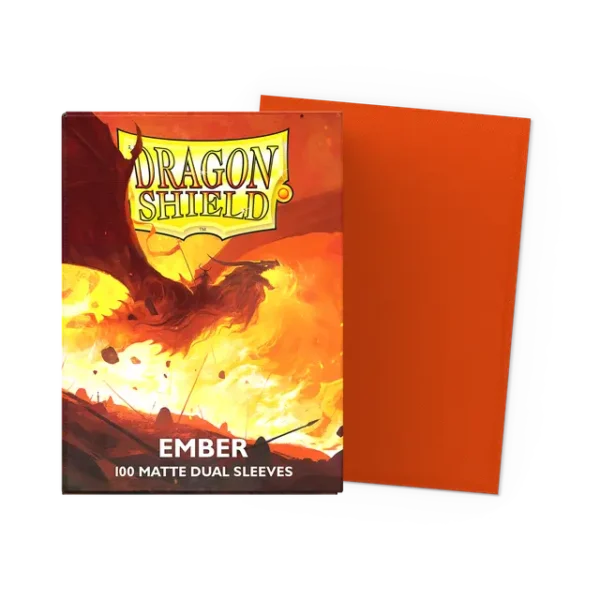 Protège-Cartes Dragon Shield - Dual Matte Ember (x100)