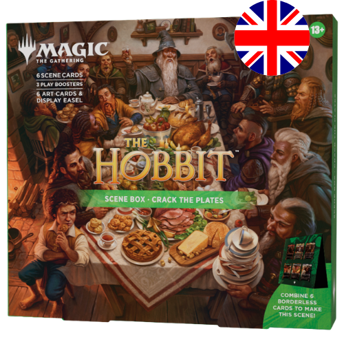 Immortalisez les moments les plus emblématiques du Hobbit avec les deux boîtes scéniques Magic: The Gathering | Le Hobbit Casser les assiettes et Les trésors de Smaug.